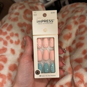 imPRESS Press-On Manicure in Pink and Blue
